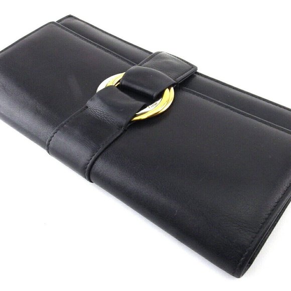 Cartier long wallet Trinity Leather Authentic USED - Picture 2 of 9